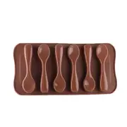 5PCS 6 Tablespoons Spoon Ice Tray Mold Three-dimensional Ice Box Chocolate Ice Tray Baking Mold