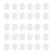 Household Plastic Hanging Christmas DIY Decor Present Bauble Ball Clear 30pcs