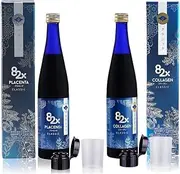 82X Placenta & Collagen Peptides Liquid Drink with 82 Fermented Plants, Vitamins, Minerals & Supplements for Skin Hair Nails from Japan (CLASSICCOLLA_PLA)