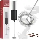 Milk Frother Handheld Battery Operated Electric Whisk Beater Foam Maker.