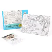 Jarmelo Kids/Children Giant Colouring/Drawing Creative Poster Pads The World 2+