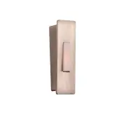 Craftmade Surface Mount Lighted Push Button, Wedged, Nickel - PB5006-BNK