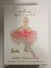 2010 Hallmark Keepsake Ornament Barbie Prima in Pink