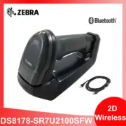 Zebra DS8178-SR7U2100SFW 2D/1D Wireless Bluetooth Barcode Scanner with Cradle