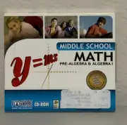 Middle School Math Pre-Algebra & Algebra I CD-ROOM