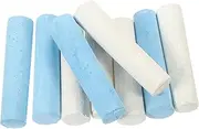 QUMIIRITY 40Pcs Jumbo Chalk Large Multi Function Sidewalk Drawing Chalk for Outdoor Art Smooth Writing Comfortable Grip for Home Schools and Playgrounds Blue White