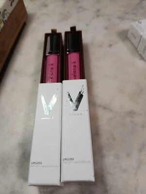 2x Velana k Lip Plumping Enhancing Lipgloss KIM New in Box! $20 Retail!