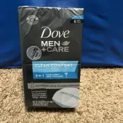 DOVE MEN+CARE SOAP - Clean Comfort New Package Of Six Bars
