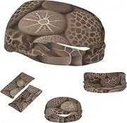 FJWSLCH Petoskey Stone Headbands for Women Men Non Slip Workout Sweatbands Adjustable Sports Hair Bands Elastic Head Bands Moisture Wicking Hairband for Running, Cycling, Yoga, Spa