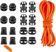 Mountaineering Bag Buckle, Hiking Backpack External Space Expansion Rope, Increased Storage Capacity 18-Piece Set for Outdoors, Trekking, Mountaineering