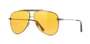Tom Ford BRADY FT 1018 Shiny Ruthenium/Brown (08E) Sunglasses