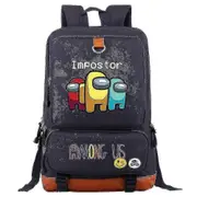 Sjq Among Us Youth Student Schoolbag Large Capacity Backpack 11navy Blue