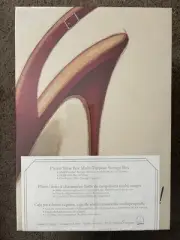Photo/Shoe/Miscellaneous Multi Purpose Storage Box With High Heel Shoe Image NEW