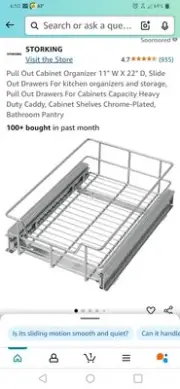 Storking Pull Out Cabinet Organizer