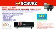 12V DC TRUCK PICKUP ON BOARD AIR COMPRESSOR WITH 6.0 LITER TANK FOR OFF-ROAD