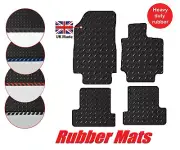 Renault Clio 2005 - 2009 Tailored Car 3mm Rubber Mats & Edgings 4pcs
