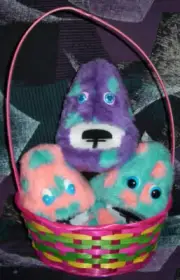 Easter Resurrection Egg Puppets-Set of 3 without basket IN STOCK