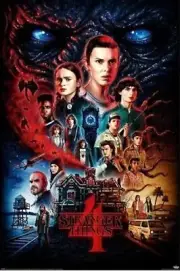 Stranger Things 4 - Vecna POSTER 61x91.5cm NEW Eleven Max Dustin Eddie Steve