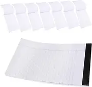 Operitacx Legal Pad Set 8pcs School Writing Pads Wide Ruled Notebooks Office and School Use