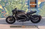 Owner's Manual for 2022 Harley Davidson LIVEWIRE ONE; Operator's Book &Case