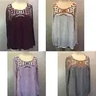 About A Girl ivor mauve zinfandel Blouse Juniors girl Top Shirt S M L XL NWT