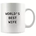 World's Best Wife Mug Gift For Her Anniversary Gift Wife Gift Valentine Gift For