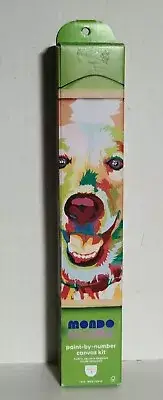 Mondo Llama Paint By Number Kit Dog Golden Retriever with 24 Acrylic Paints