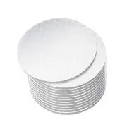 MOVINGSHOOT Spec101 Round Cake Drums, 12 Inch - 12pk White Cake Drum Boards w...