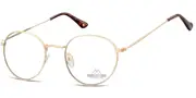 Montana Readers HMR54A HMR54A Men's Glasses Gold Size +1.00 - Private Health Rebate - Blue Light Block Available