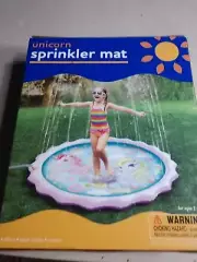 New Splash Buddies Pink Unicorn Splash Pad/ Sprinkler Mat, 48”