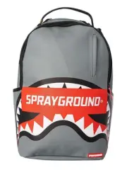 Sprayground Smash Logo 910B6434NSZ Unisex Gray Laptop Sleeve Backpack SPR134