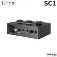 在飛比找蝦皮購物優惠-FIFINE｜SC1 音訊混音器 USB 直播聲卡 音效卡 