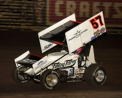 Kyle Larson World Of Outlaws Sprint Car Midget Car 8"X10" Glossy Photo Print 15