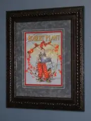 ROBERT PLANT - SIGNED & CUSTOM FRAMED (BAND OF JOY) 11" X 17" TOUR POSTER
