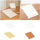 10x Adjustable Drawer Dividers Replacement Cuttable for Table Edge Bookcase