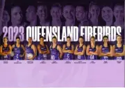 2023 Queensland firebirds netball team poster 1
