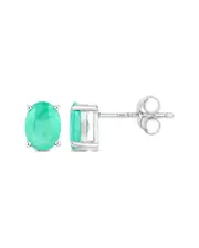Diana M. 14K 1.44 ct. tw. Zambian Emerald Earrings