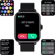 Choiknbo Smart Watch Make/Answer Call for Android iOS Phones 1.7'' Fitness Track