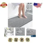 Extra Plush Chenille Bath Mat 47" x 24" - Cozy, Durable and Quick-Drying Design