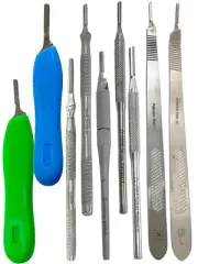 Stainless Steel Scalpel Handle #4 Suitable for Blades #20 Series - Dissecting