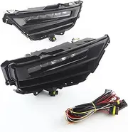 LED DRL Daytime Running Light Front Bumper Driving Fog Lamps Assembly with Turn Signal Accessories Compatible With CRV Compatible With CR-V 2021