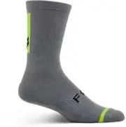 Fox Racing 8" Defend Socks Steel Gray
