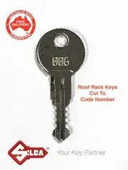 Suits Thule Roof Rack Keys "N" Series Replacement Key Cut N001 To N200