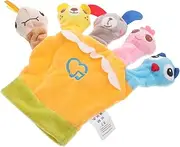 Finger for Babies Puppet Puppets Mini Plushies Gloves for Bath Finger Dolls Pp Cotton Yellow