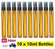 Refillable Glass Spray Bottles Atomiser Sprayer Essential Perfume Oils 10ml