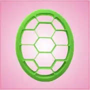 Embossed Turtle Shell Cookie Cutter 3-3/4 Inches Tall