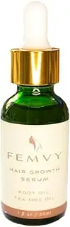 Femvy Hair Growth Serum 30ml, Hair Growth Scalp Treatment for Thicker, Fuller & Healthier Hair, Deep Hair Nourishment Targets Hair loss & Thinning hair with Premium Ingredients