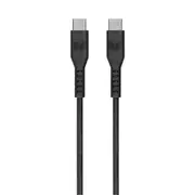 Monster TPE 1.2M USB-C to USB-C Phone Charging/Sync Power/Data Cable Black
