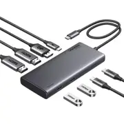 UGREEN USB-C Hub 8-in-1 2xHDMI+DP+2xUSB-C 3.2+2xUSB-A 3.2+PD [UG-35625]