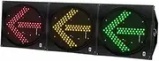 Traffic Light 300mm(11.8in)/400mm(15.7in) Red, Green and Yellow Arrows Traffic Light Fire Resistant Membrane Sealed Waterproof Used For Bridges And Boats Diverts Of Urban Traffic(24v,300mm(